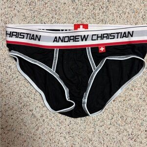 Andrew Christian Vintage Black Briefs